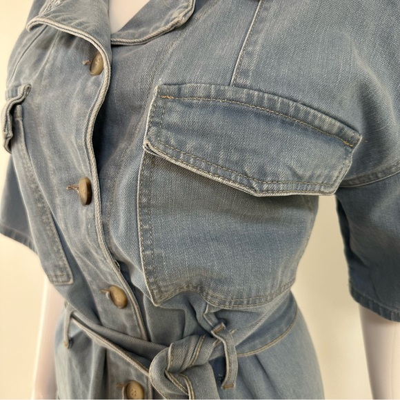 Blue Denim Dress ( Size 14) - Picture 4 of 11